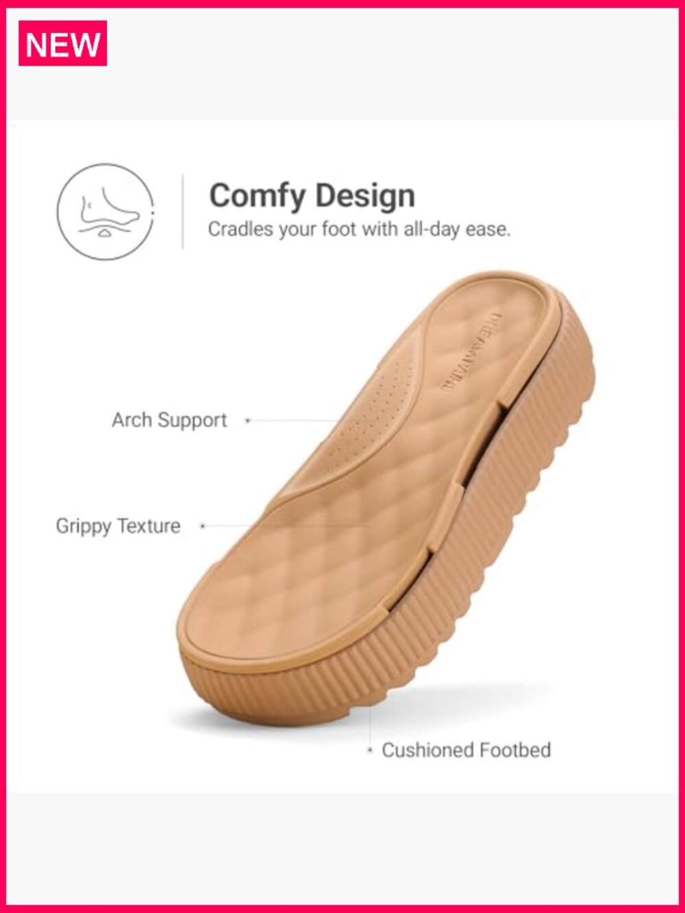 Women's Platform Wedge Sandals Waterproof Lightweight Beach Summer - Picture 6 of 7